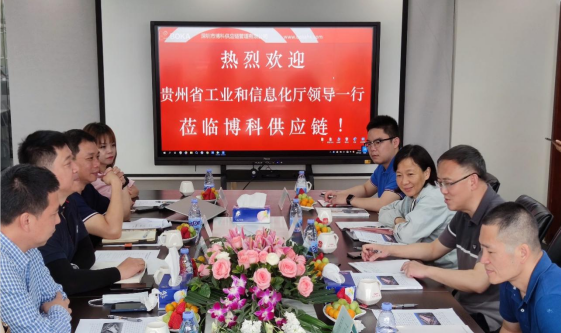 贵州工信厅金厅长一行考察公海彩船供应链